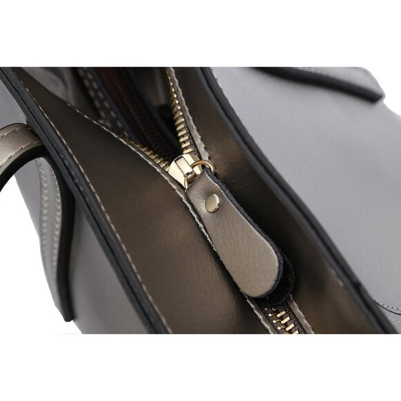 Elegant Genuine Leather Tote Bag for Women - Spacious & Stylish Design - Picture 2 of 7